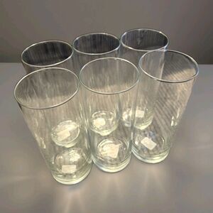 Nadir Cristar Clear Glass Cylinder Vase 3.4x8.5in (Set of 6) Wedding Centerpiece